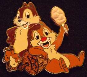 Chip and Dale - Chip &amp; Dale with Ice Cream &amp; Teddy Bear - DSUK