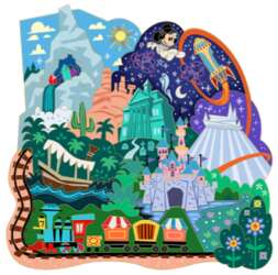 D23 Around the World of Disney Parks ピンズ D23 Expo 2026: Around the World with Disney - Parks to Ports