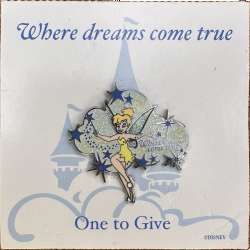 Where Dreams Come True - Pixie Dust Pins - Tinker Bell - Silver Cloud - MLT