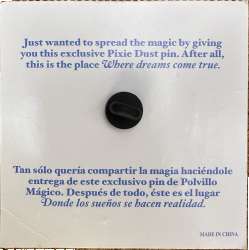 Where Dreams Come True - Pixie Dust Pins - Tinker Bell - Silver Cloud - MLT