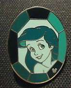 13613 - 2008 Hidden Mickey - Princess Jewels - Ariel - Disneyland Resort alternate image