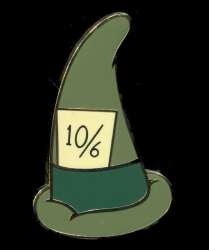 13354 - Sorcerer Hats Mystery Pin Collection - Attractions Series 3 - Mad Hatter - Walt Disney Imagineering alternate image