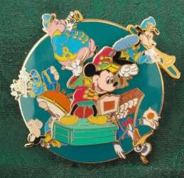 Mickey Band Concert Jumbo Spinner Disney Auctions | PIN 125919
