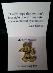 18565 - Disney Movie Club - Gold Anniversary Mickey - Disney Movie Rewards alternate image