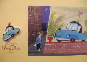 Susie the Little Blue Coupe from the Colors of Mary Blair Exhibit.