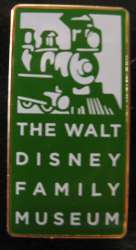 26187 - The Walt Disney Family Museum - Museum Logo w/Train Icon - Disney Licensed alternate image