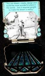 14037 - Disneyland 60th Celebration Diamond Countdown - Walt Disney - Anniversary - Aqua - Quote - Disneyland Resort alternate image