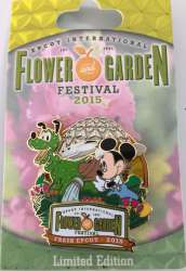 14494 - Epcot International Flower & Garden Festival 2015 - Mickey and Pluto - Walt Disney World alternate image