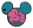 13465 - 2015 Hidden Mickey - Mickey Mouse Food Icons - Cotton Candy - Disneyland Resort alternate image