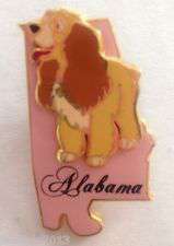 61 - State Character Pins - Alabama - Lady alternate image