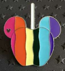 13430 - 2015 Hidden Mickey - Character Candy Apples - Rainbow - Walt Disney World alternate image