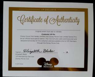 13662 - VIP Disney Movie Club - Cinderella's Slipper #55 - Disney Movie Rewards alternate image