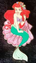 The Little Mermaid - Ariel with a Pink Sparkly Shell - TDR