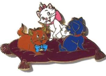 'The Aristocats - Aristocats Kittens on Pillow - DA'