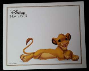 5556 - VIP Disney Movie Club - The Lion King - Simba - Disney Movie Rewards alternate image