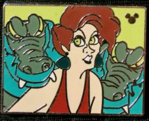 23052 - 2009 Hidden Mickey - Villains with Pets - Madam Medusa, Nero and Brutus - Disneyland Resort alternate image