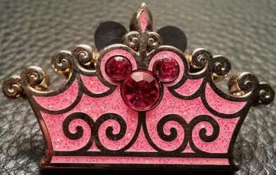Pink Crown with mickey jewel