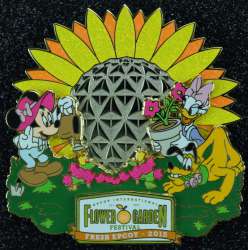 14495 - Epcot International Flower & Garden Festival 2015 - Minnie & Daisy Jumbo - Walt Disney World alternate image