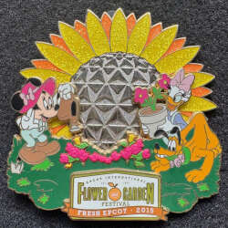'Epcot International Flower &amp; Garden Festival 2015 - Minnie &amp; Daisy Jumbo - WDW'