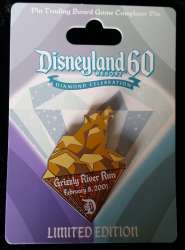 Disneyland 60th Anniversary - Board Game - Grizzly River Run Completer - DLR