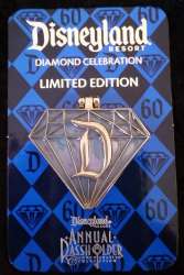 11401 - Disneyland 60th Anniversary - Annual Passholder Hinged Diamond Collection - Pirate and Barker Bird - Disneyland Resort alternate image