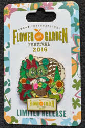 'EPCOT International Flower &amp; Garden Festival 2016 - Logo Pin - WDW'
