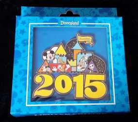 11312 - 2015 Dated Year Pins - Disneyland Park Sleeping Beauty Castle Dated Jumbo - Disneyland Resort alternate image