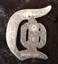 11404 - Disneyland 60th Diamond D - Jeweled Gothic D - Disneyland Resort alternate image