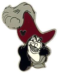'WDW Hidden Mickey Series 2019 Wave A: Disney Villains - Captain Hook - WDW'