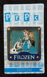 Park Pack Pin Trading Edition - LE Variant 1 - Frozen Royal Blue and Teal - DSUS