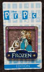 11783 - Park Pack Pin Trading Edition - LE Variant 3 - Frozen Pink and Purple - Disney Store US alternate image