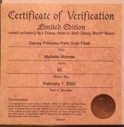 Mickey&#039;s Parti Gras - Princess Framed Pin Set - WDW