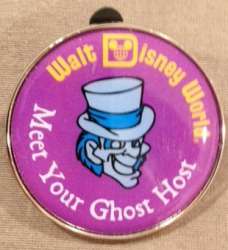 5164 - The Florida Project: Character Mystery Buttons - Hitchhiking Ghost Ezra (Purple) - Walt Disney World alternate image