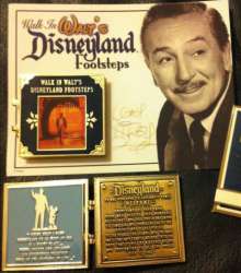 Walk in Walt&#039;s Footsteps Tour - Partners Statue - Welcome Plaque - Hinged - DLR