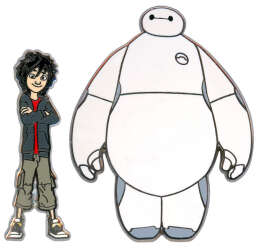 Hiro and Baymax Pin Set