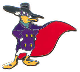 'Darkwing Duck - Darkwing Duck with Flowing Red Cape - MLT'