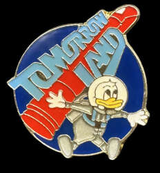 Tomorrowland Donald Duck (Rounded Re-release)