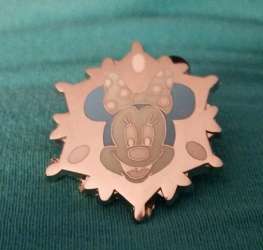 2007 Hotel Hidden Mickey - Snowflake - Minnie Mouse - DLR