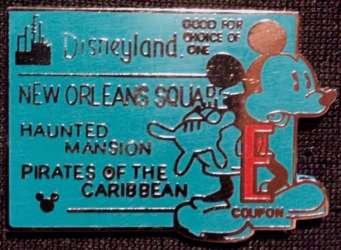 17588 - Cast Lanyard Series III - Disneyland Tickets - "E" New Orleans Square - Disneyland Resort alternate image