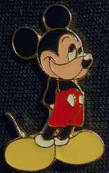 Mickey Mouse - Shy Mickey Mouse standing with arms behind back. - DLIC