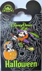 Halloween 2015 - Halloween Figaro and Minnie Pin Set - Figaro in Pumpkin ONLY - MLT