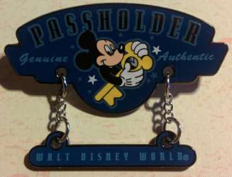 Annual Passholder - Mickey with Key - Genuine Authentic