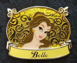 3111 - Princess Plaque Pin - Belle - Walt Disney Imagineering alternate image