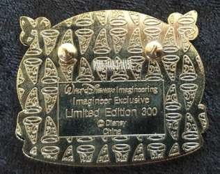 3111 - Princess Plaque Pin - Belle - Walt Disney Imagineering alternate image