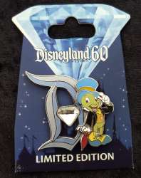6633 - Disneyland 60th: Diamond 'D' Series - Jiminy Cricket - Disneyland Resort alternate image