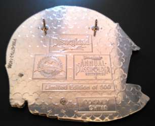 9691 - The Nightmare Before Christmas In Disneyland Event - Main Street Train Station Jumbo Pin - Annual Passholder Exclusive - Disneyland Resort alternate image