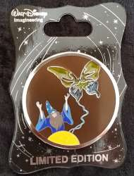 6648 - Stained Glass Sorcerers Apprentice - Yen Sid & Butterfly alternate image