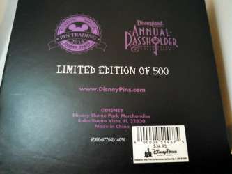 9691 - The Nightmare Before Christmas In Disneyland Event - Main Street Train Station Jumbo Pin - Annual Passholder Exclusive - Disneyland Resort alternate image