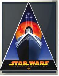 16476 - Star Wars Day At Sea - Vintage Ship Triangle Poster Limited Edition Pin - Disney Cruise Line alternate image