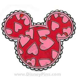 Mickey Icon with Hearts